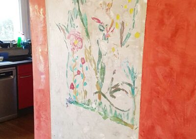 Blumen-fresco